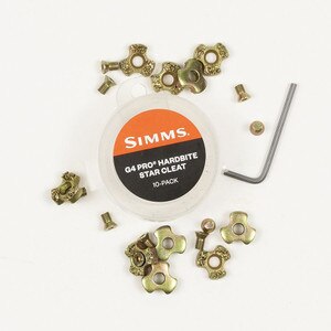 Simms G4 Pro Hardbite Star Cleat 10 Pack